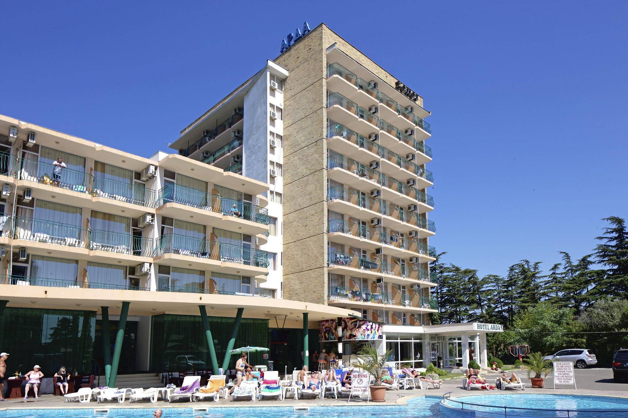Hotel Arda Sunny Beach Dış mekan fotoğraf